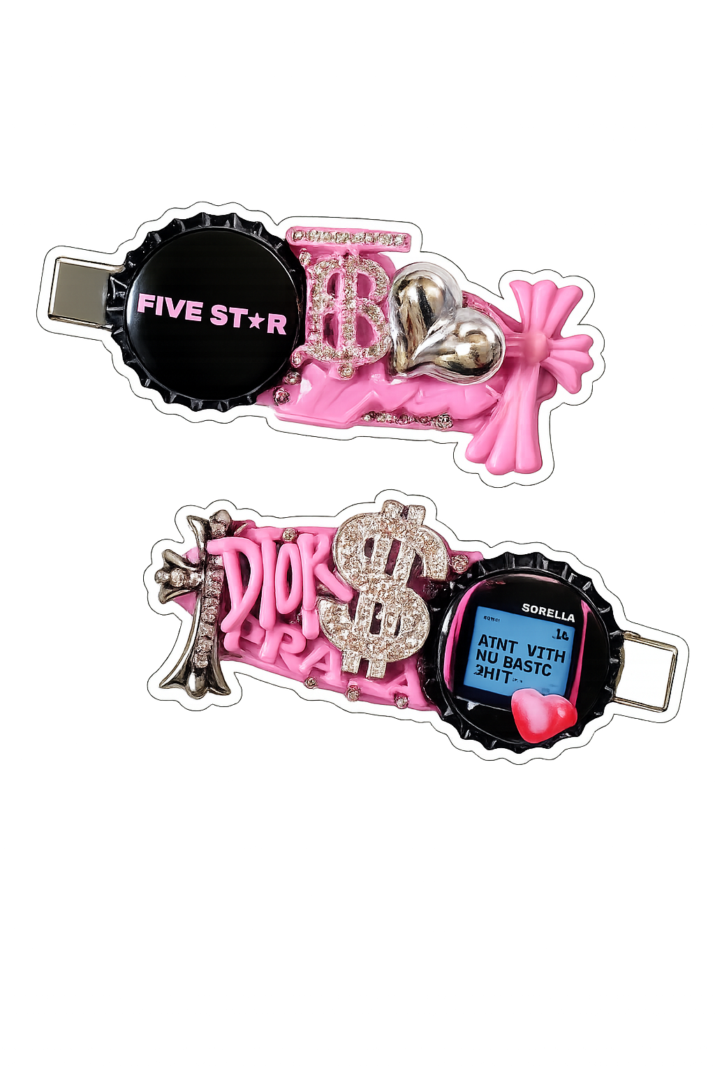 Charm Me Up Hair Clip